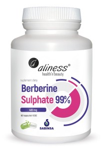 Berberine Sulphate 99% 400 mg x 60 Kaps Aliness