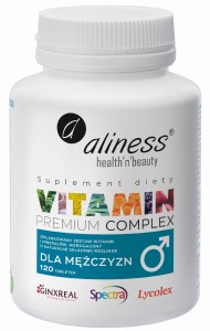 Premium Vitamin Complex dla mężczyzn x 120 tabletek Aliness