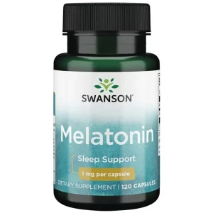 Swanson Melatonin, melatonina 1 mg, 120 kapsułek