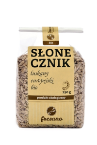 Słonecznik łuskany europejski bio 250 g Fresano