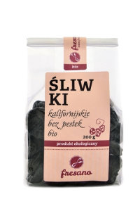 Śliwki kalifornijskie bez pestek suszone bio 200 g Fresano