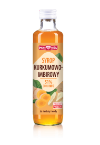 Syrop kurkumowo-imbirowy 250 ml Polska Róża