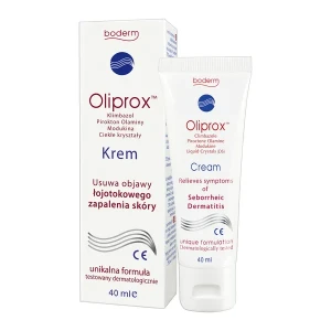 Krem usuwający objawy łojotokowego zapalenia skóry, 40 ml Oliprox