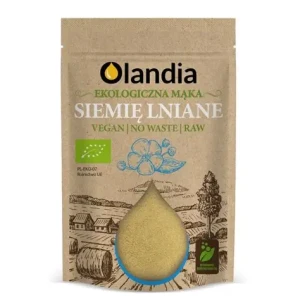 Siemię lniane mielone, mąka ekologiczna 400g Olandia