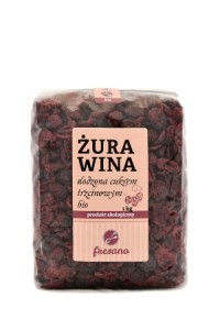 Żurawina słodzona cukrem trzcinowym BIO 1 kg Dresano