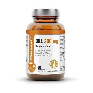 DHA 300 mg Softgel Active 60 kaps PharmoVita