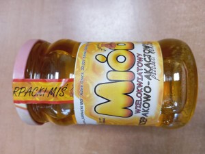 Miód wielokwiatowy rzepakowo-akacjowy 400g Karpacki Miś