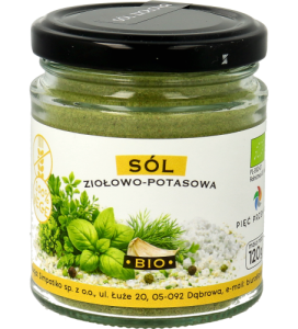 Sól ziołowo-potasowa bio 120g Pięć przemian