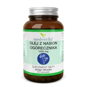 Olej z nasion ogórecznika 1000 mg - 50 kapsułek MEDVERITA