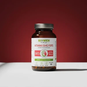 Witamina D3 + K2 Forte Biowen 60 kapsułek