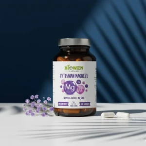 Cytrynian magnezu + Witamina B6 Biowen 100 kapsułek