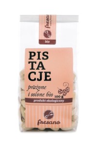  Pistacje prażone i solone BIO 100 g Fresano