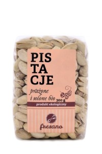  Pistacje prażone i solone BIO 300 g Fresano