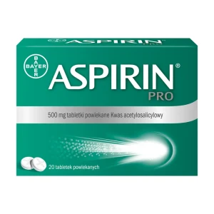 Aspirin Pro 8 tabletek Bayer DATA WAŻNOŚCI 09.26