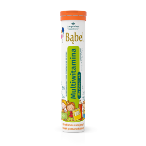 Bąbel – multiwitamina dla dzieci, 20 tabletek musujących  Langsteiner