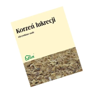 Korzeń lukrecji Glycyrrhizae radix 50g Flos Produkt leczniczy