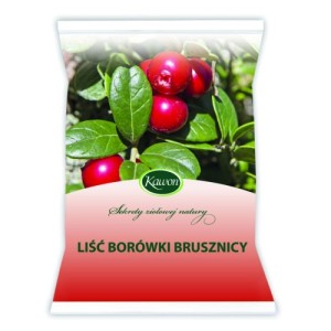 Borówka Brusznica liść 50 g Kawon.Środek spożywczy