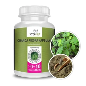 Chanca Piedra (Phyllanthus niruri) – Kruszarka kamieni, 100 kapsułek Herbavis