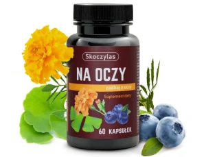 NA OCZY aksamitka, luteina, zeaksantyna 60 kaps Skoczylas