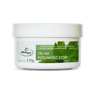 ŻEL NA POTLIWOŚĆ STÓP 170g Herbapol Kraków