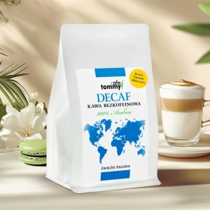 Kawa Bezkofeinowa 250g mielona 100% Arabica Tommy Cafe