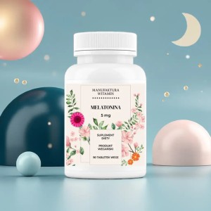Melatonina 5 mg 90 tabletek wege Manufaktura Witamin
