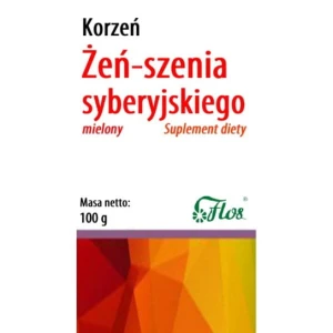 Żeń-szeń korzeń.Mielony 100g Flos