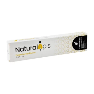 Czopki propolisowe z wrotyczem 12szt Natural Pis