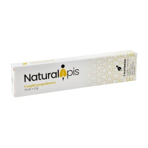 Czopki propolisowe z glistnikiem 12 szt Natural Pis