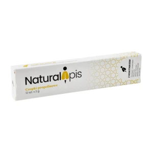 Czopki propolisowe z rokitnikiem 12 szt Natural Pis
