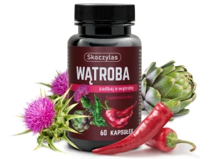 WĄTROBA ostropest, karczoch, kapsaicyna 60 kaps Skoczylas