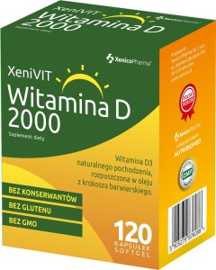  XeniVIT witamina D2000  120 kaps  